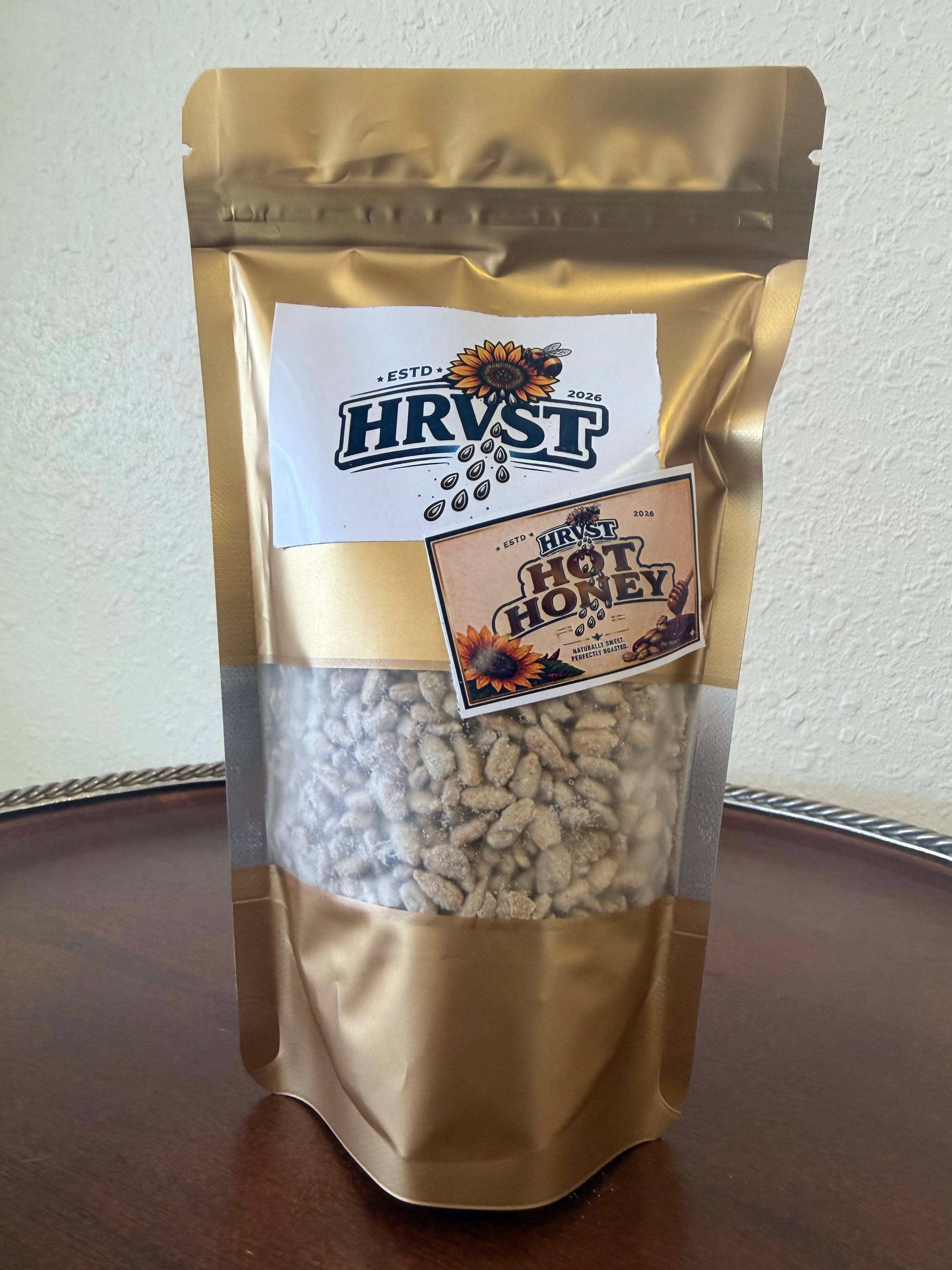 Hot Honey Roasted Sunflower Seeds