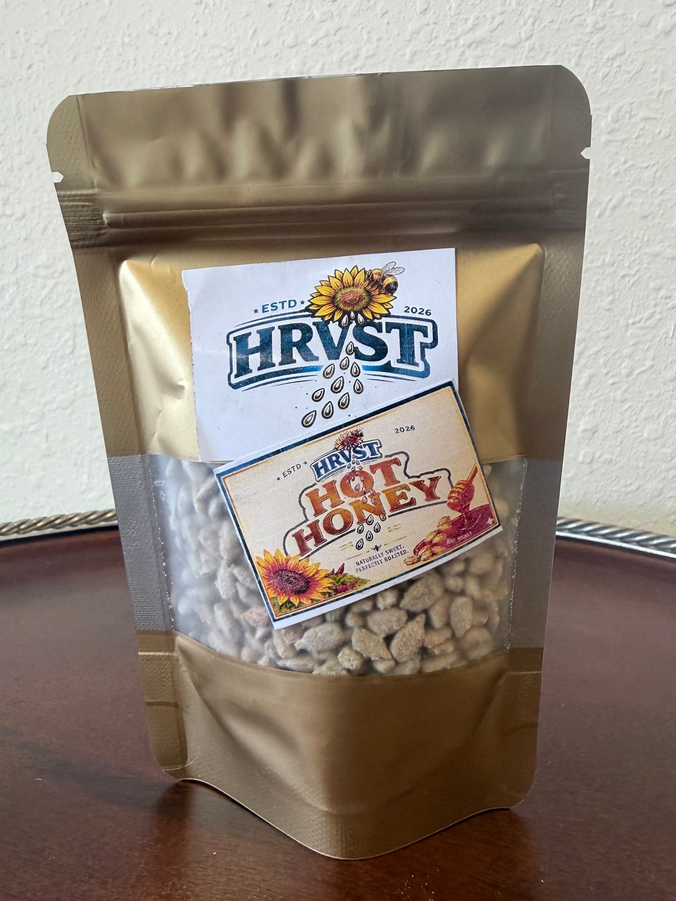 Hot Honey Roasted Sunflower Seeds
